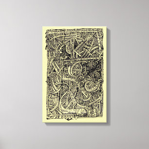 Impressão Em Tela Des-junção, Desenho a tinta