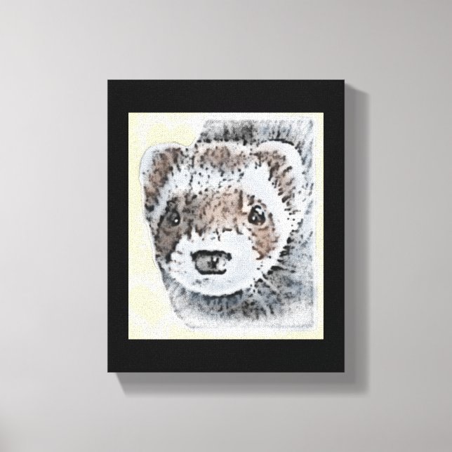 Impressão Em Tela Desativar Imagem de Ferret (Frente)
