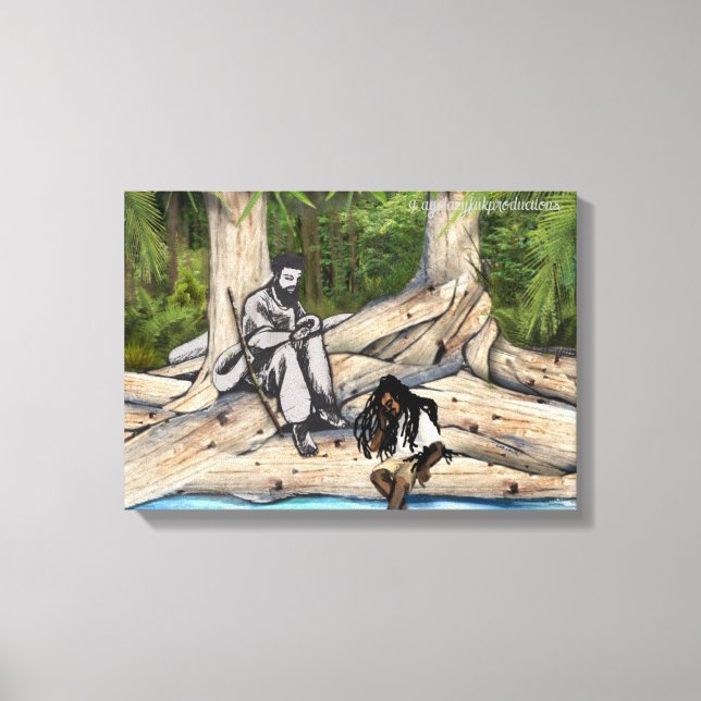 Impressão Em Tela Descanso de Samuel Dickerson (Frente)