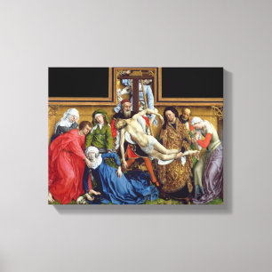 Impressão Em Tela Descida da cruz, c.1435