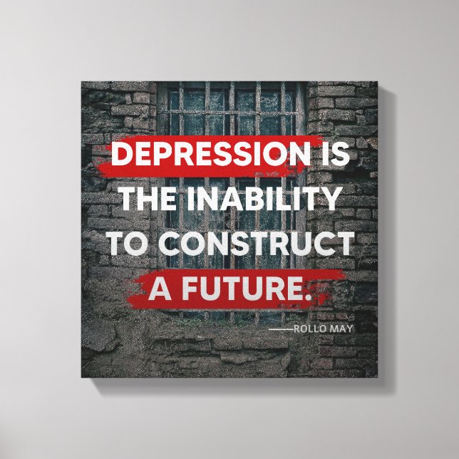 Impressão Em Tela Desdepressão (Frente)