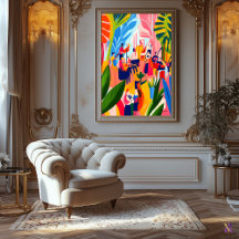Desempenho Colorido da Orquestra em Estilo Fauvist