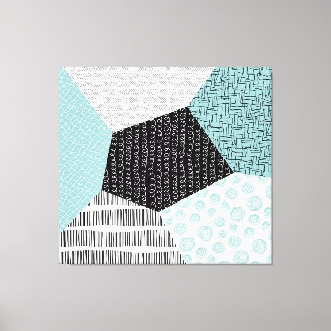 Impressão Em Tela Desenho À Mão Livre abstrato: Contexto Artístico. (Frente)