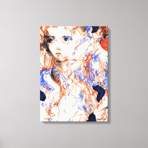 Impressão Em Tela Desenho de Caneta de Tinta da Criatura Mítica do 