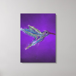 Impressão Em Tela Desenho de Hummingbird