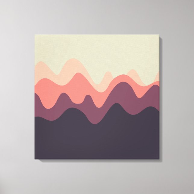 Impressão Em Tela Desenho de som 01 (Frente)