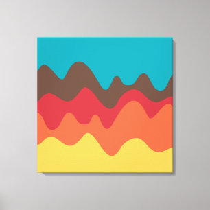 Impressão Em Tela Desenho de som 08