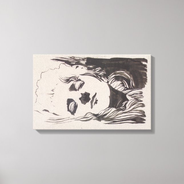 Impressão Em Tela Desenho de uma mulher de "Ver Sacrum" (Moser) (Frente)