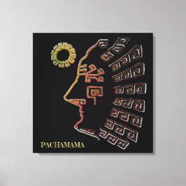 Impressão Em Tela Desenho Elegante de Machu_Picchu