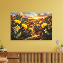 Desert Radiance: The Vivid Prickly Pear