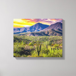 Impressão Em Tela Deserto de 2124-2-Arizona ao pôr do sol