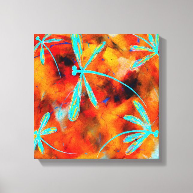 Impressão Em Tela Deserto de Dragonfly (Frente)