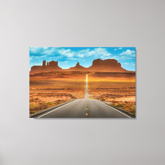 Impressão Em Tela Deserts | Monument Valley, Utah (Frente)