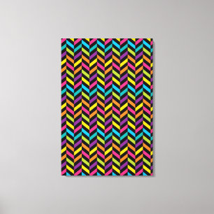 Impressão Em Tela design 1 colorido de moda Neon Bright