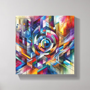 Impressão Em Tela Design abstrato