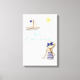Impressão Em Tela Design Carta de Amor - Amor, Capri xxoo
