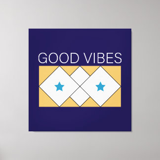 Impressão Em Tela Design de atualização de Vibes Positivas