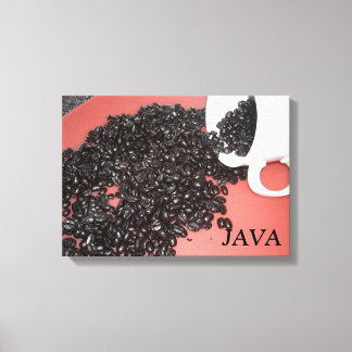 Impressão Em Tela Design de Café Java