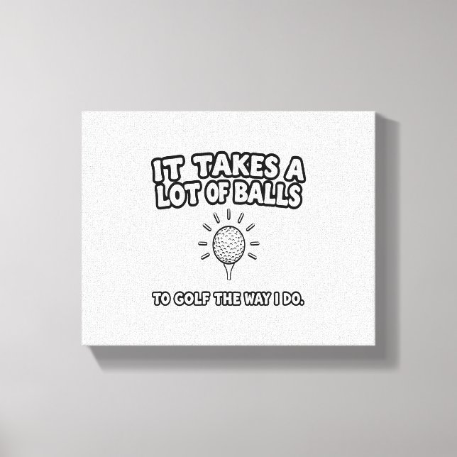 Impressão Em Tela Design de Camisa T do Golf Lover (Frente)