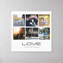 Design de Colagem de Retrato de Família Cachorro A