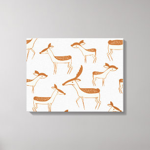 Impressão Em Tela Design de Deer - Cartão-postal de animais Poster