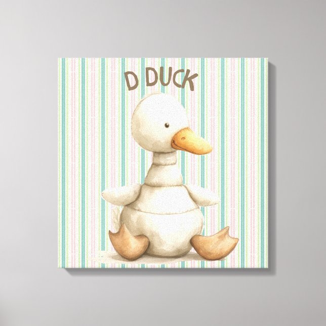 Impressão Em Tela Design de Enfermeiro com Destaque Duck & D Duck (Frente)