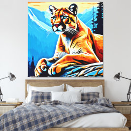 Impressão Em Tela Design de Exibição de Açúcar Alpino