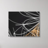 Design de fita orgânica abstrato | Preto e Dourado