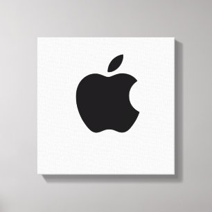 Impressão Em Tela Design de logotipo da Apple