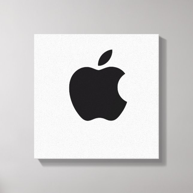 Impressão Em Tela Design de logotipo da Apple (Frente)