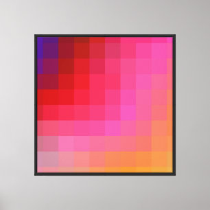 Impressão Em Tela Design de Ombre Artístico