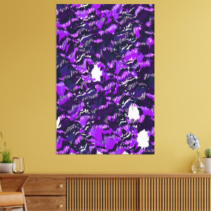Impressão Em Tela Design de Paisagem Quântica Abstrata