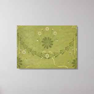 Impressão Em Tela design de papel de parede 'La Margarete', impresso