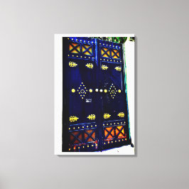 Impressão Em Tela Design de porta árabe