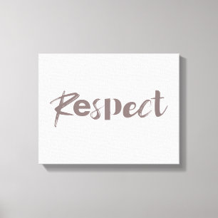 Impressão Em Tela Design de respeito moderno, criativo, legal e mode