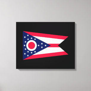Impressão Em Tela Design de Sinalizador do Estado de Ohio
