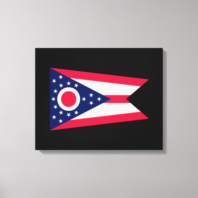 Impressão Em Tela Design de Sinalizador do Estado de Ohio (Frente)
