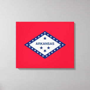 Impressão Em Tela Design de Sinalizador do Estado do Arkansas