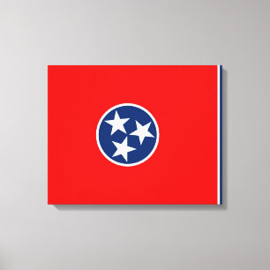 Impressão Em Tela Design de Sinalizador do Estado do Tennessee