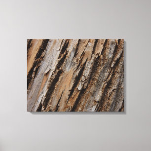 Impressão Em Tela Design de Textura Abstrata Natural da Casca da Árv