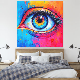 Impressão Em Tela Design de visão vibrante