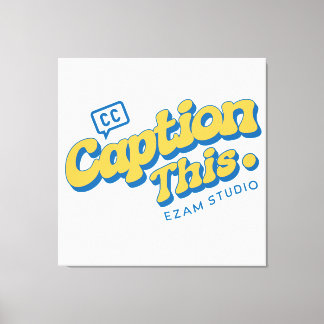 Impressão Em Tela design mínimo de legenda