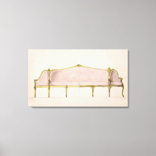 Impressão Em Tela Design para um canapé