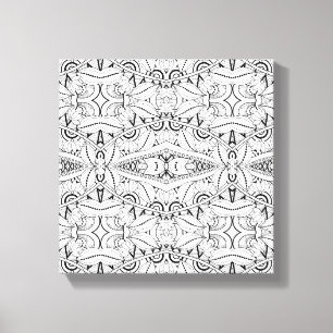 Impressão Em Tela Design tribal inspirado 6