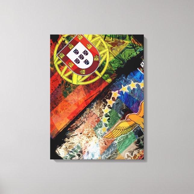 Impressão Em Tela Designs portuguesas (Frente)