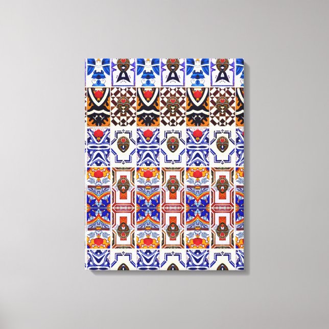 Impressão Em Tela Designs portuguesas (Frente)