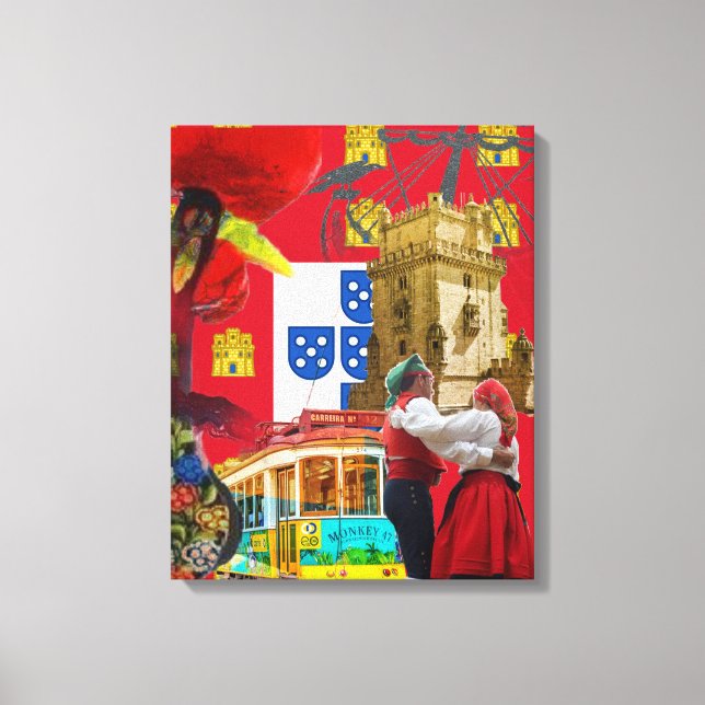 Impressão Em Tela Designs portuguesas (Frente)