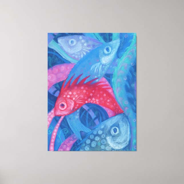 Impressão Em Tela "Desova" extra grande (Frente)