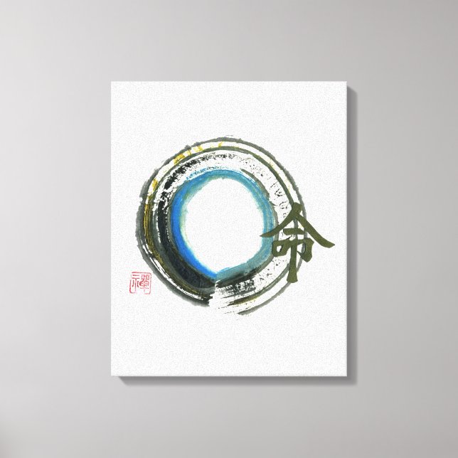 Impressão Em Tela Destino em Zen, Enso (Frente)