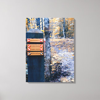 Impressão Em Tela Destino "Sucesso"